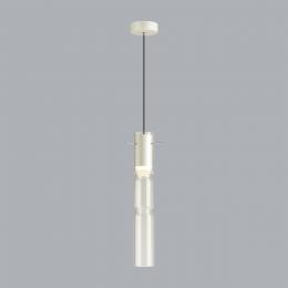 Odeon light 5059/5LB PENDANT ODL24 323 белый/прозрачный/металл/стекло Подвес LED 5W 3000K SCROW  - 4 купить